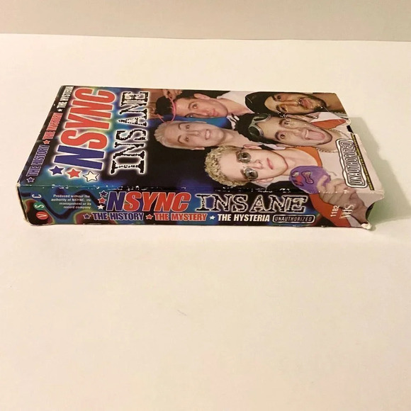 2000 N Sync Insane VHS  Tape The History Mystery Hysteria - Picture 6 of 11